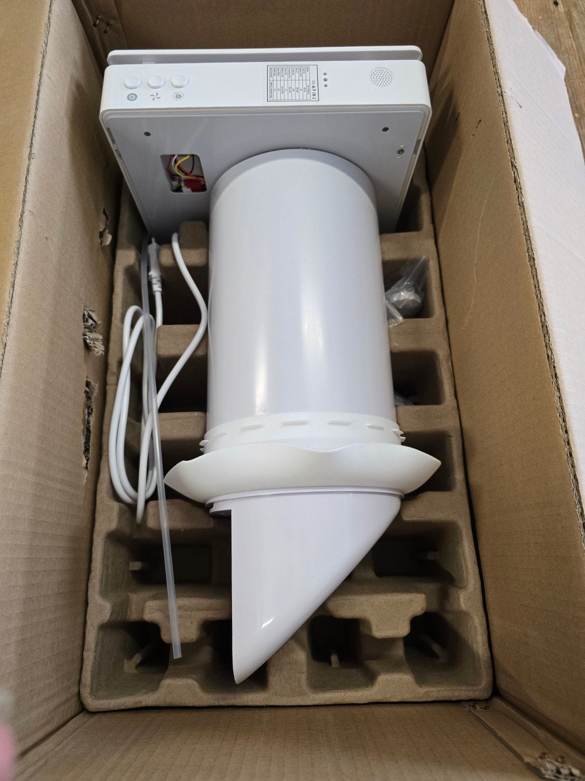 ECO PAIR PLUS DECENTRALE WTW DIA160MM 60M3, Ophalen of Verzenden, Nieuw, Ventilator en Afzuiger