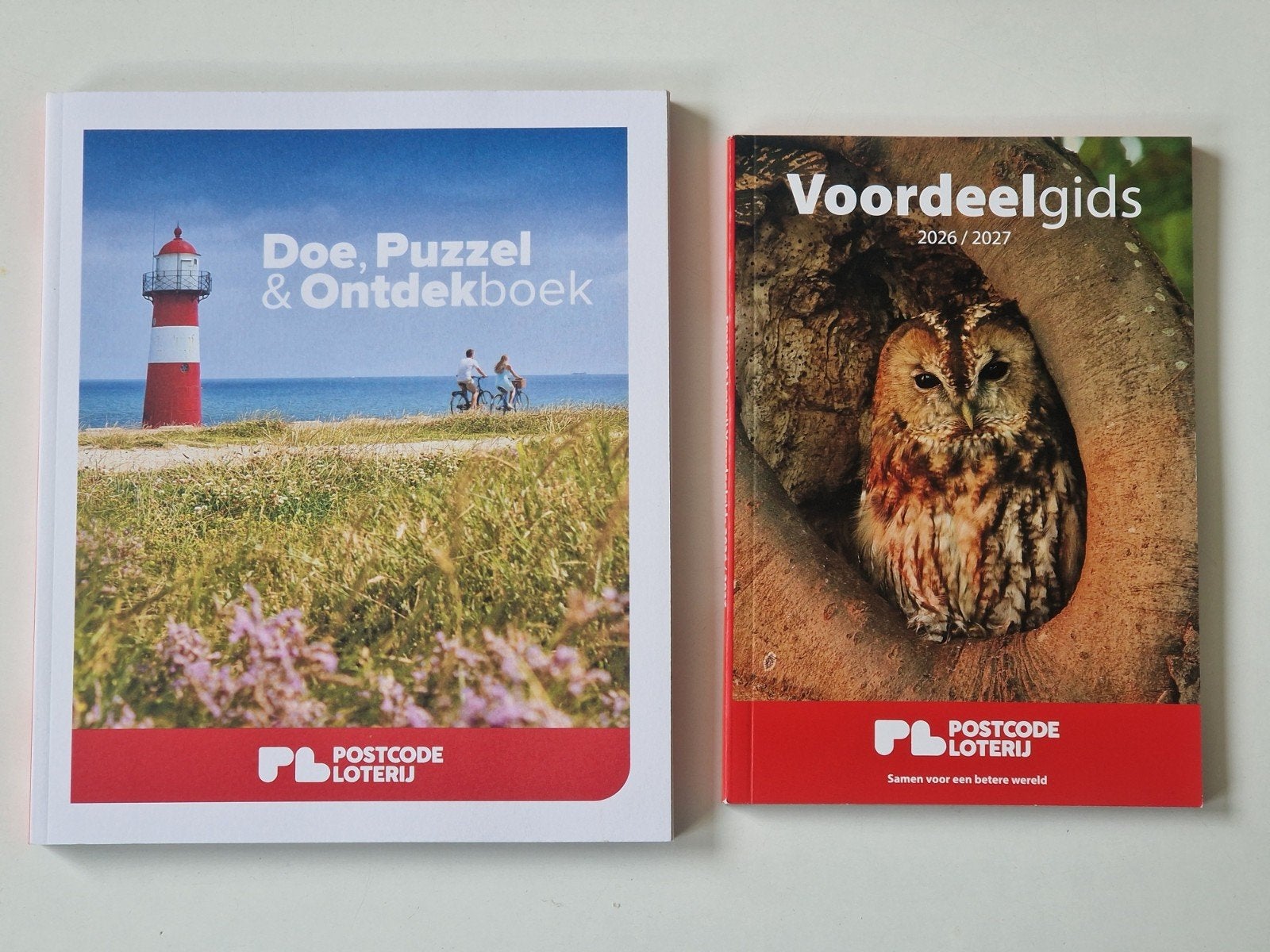 Postcode Loterij voordeelgids 2026 -2027 + Doe, Ontdekboek, Tickets en Kaartjes
