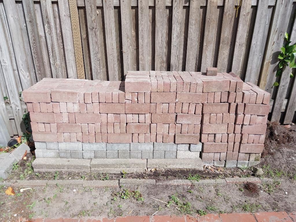 Waaltjes te koop +- 350st TEAB, Ophalen, Gebruikt, Klinkers, Minder dan 5 m²