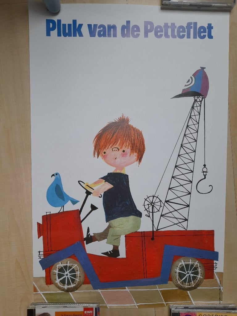 Poster Pluk van de Petteflet, 50 – 75, Minder dan 50 cm, Nieuw, Ophalen of Verzenden