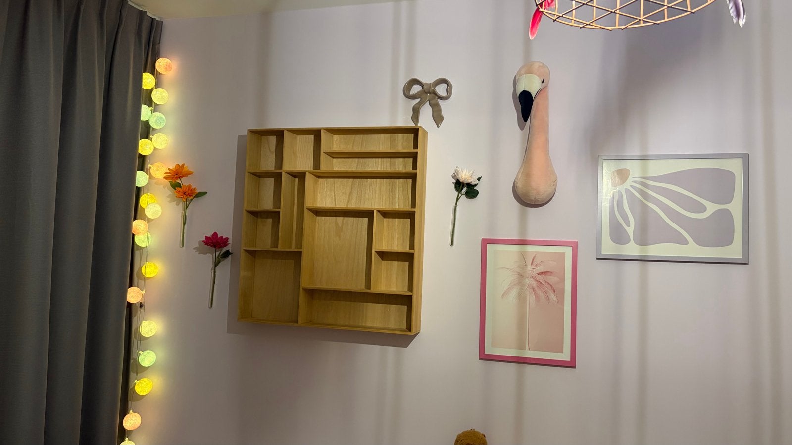 Leuk vakkenkastje van onbehandeld hout, Ophalen, Met plank(en), Gebruikt, Minder dan 150 cm