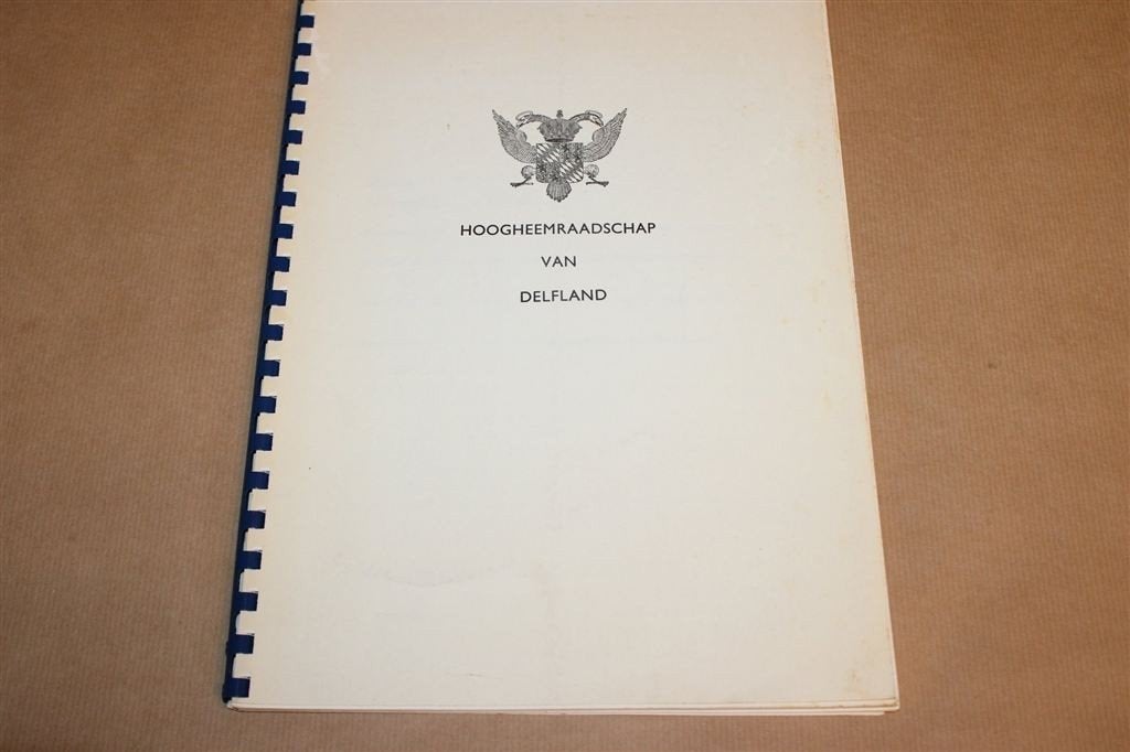 Hoogheemraadschap van Delfland — Waterschap 1973, Boeken, Ophalen of Verzenden, Gelezen