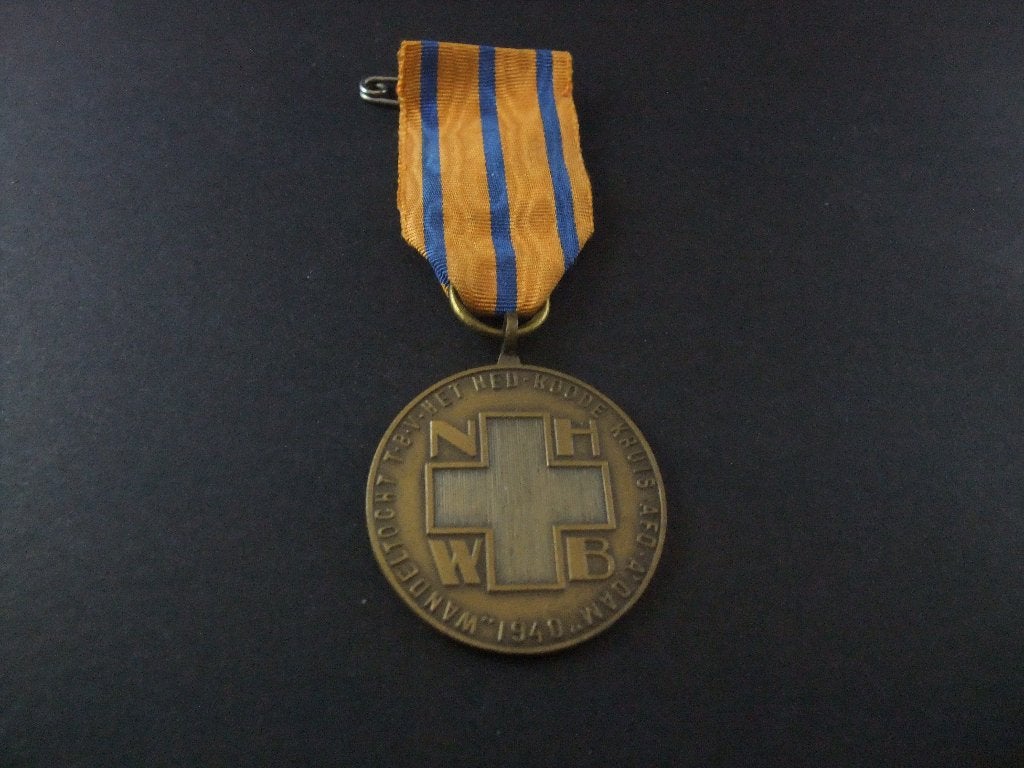 Nederlandsche Rode Kruis, Afdeling Amsterdam 1940,medaille, Ophalen of Verzenden, Overige materialen