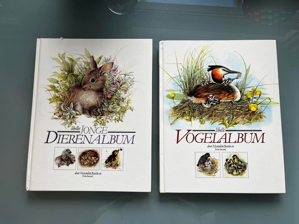Jonge Dierenalbum vogelalbum Marjolein Bastin Frans Buissink, Ophalen of Verzenden, Gelezen, Plaatjesalbum