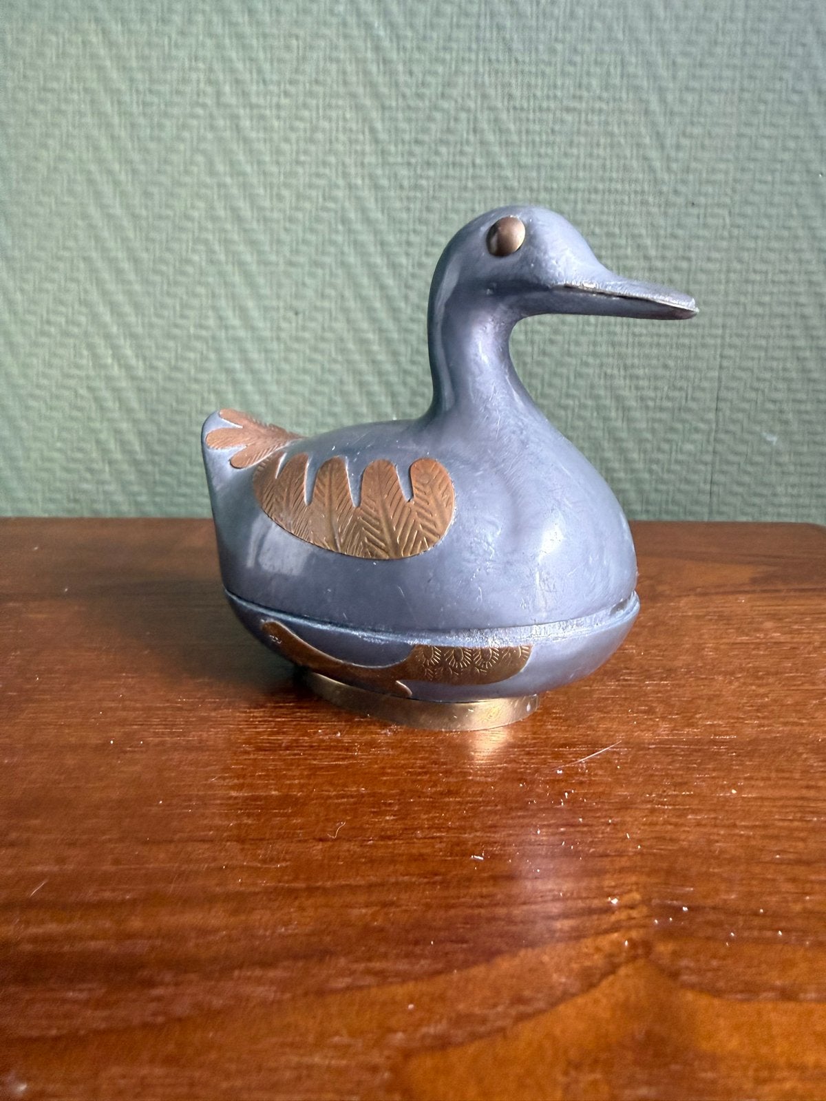 Vintage Snuisterijen Bakje Eend - Metaal, Ophalen of Verzenden