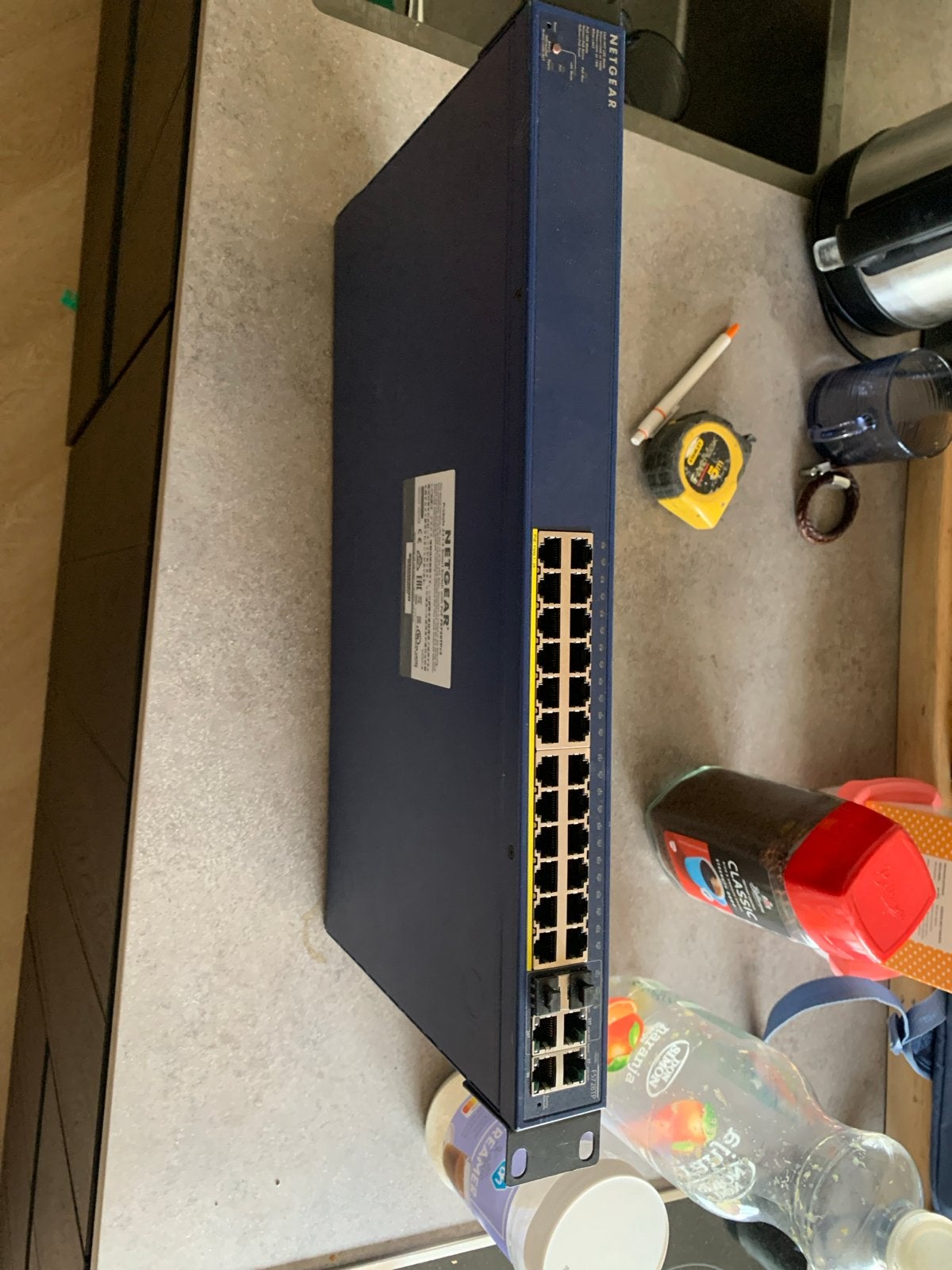 NETGEAR ProSafe 24+4 Smart Switch met PoE FS728TPv2, Ophalen of Verzenden, Gebruikt