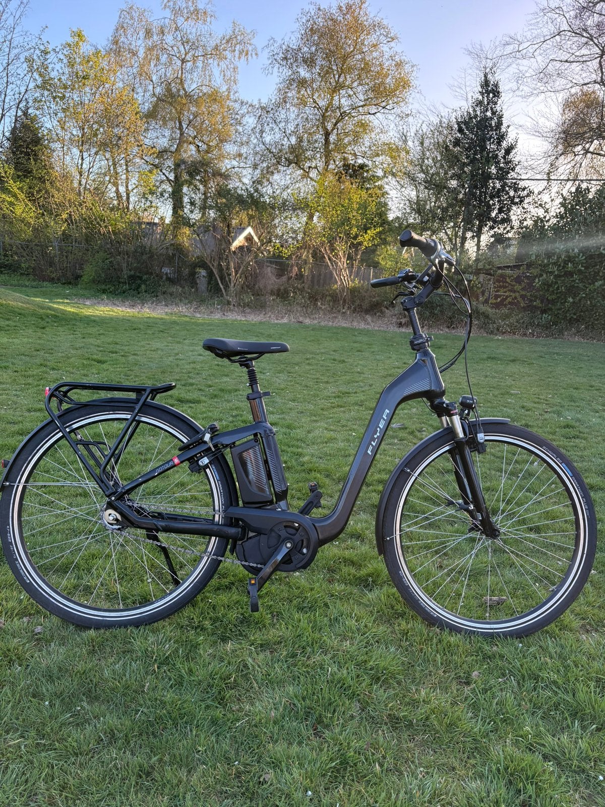 Elektrische fiets Flyer Gotour 5 in goede staat!, Fietsen en Brommers, Fietsen | Vouwfietsen, Ophalen, Gebruikt, Versnellingen