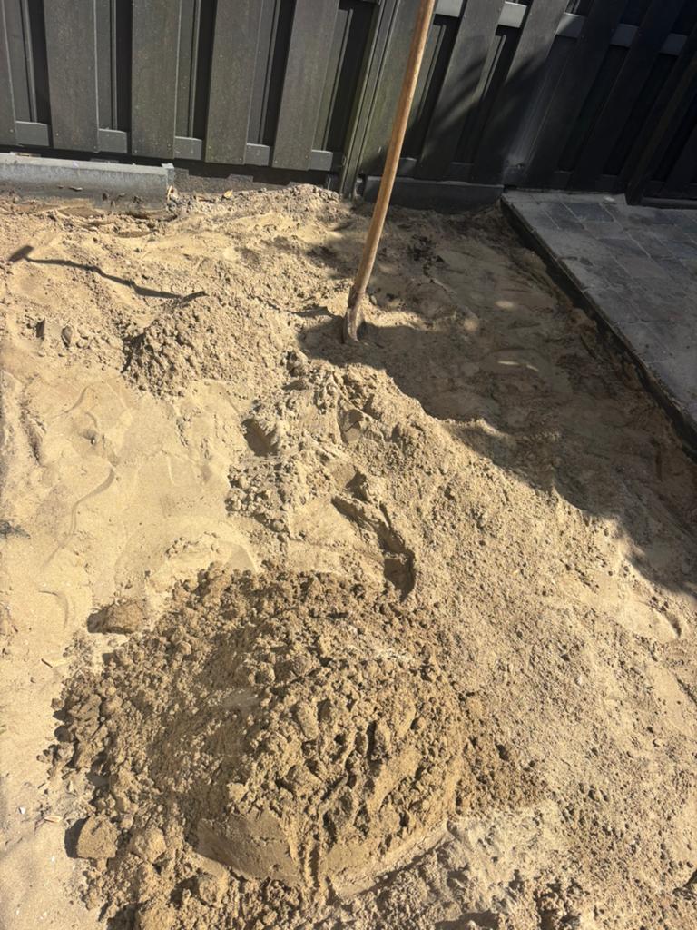 Ophoogzand gratis af te halen, Tuin en Terras, Zand, Ophalen, Zo goed als nieuw, Ophoogzand