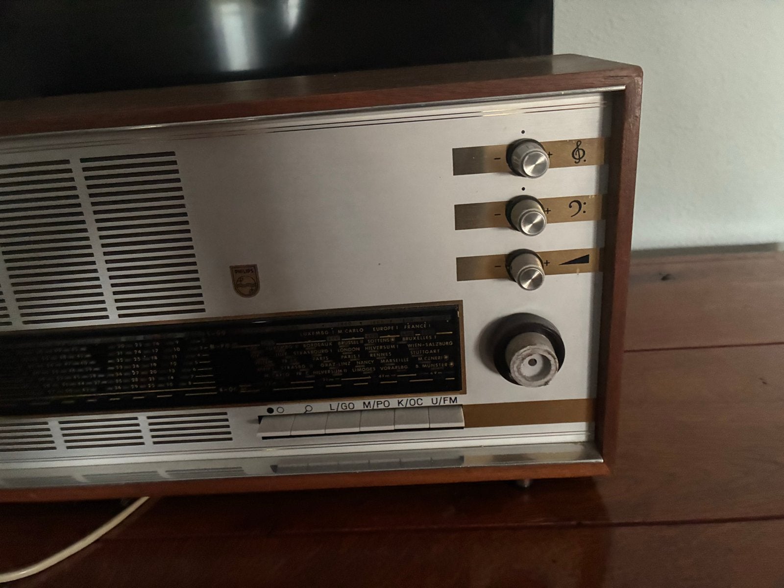 Vintage Philips transistor radio - werkend, Ophalen of Verzenden, Gebruikt, Radio
