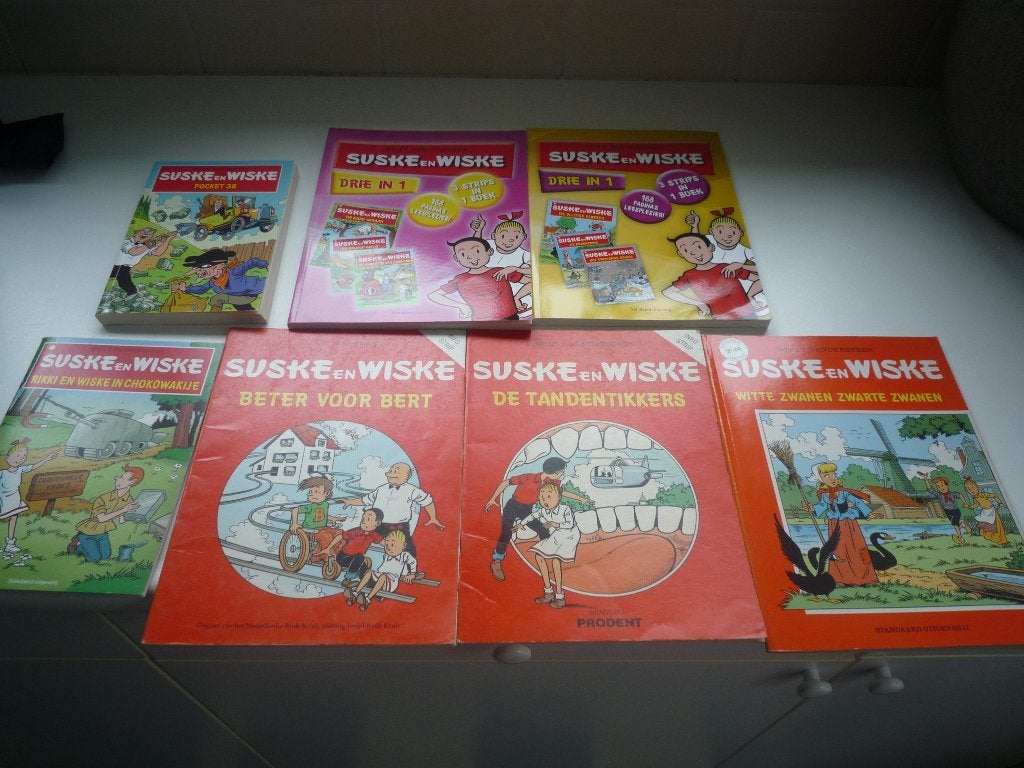 7 stuks Suske en Wiske specials / pocket, Meerdere stripboeken, Ophalen of Verzenden, Gelezen