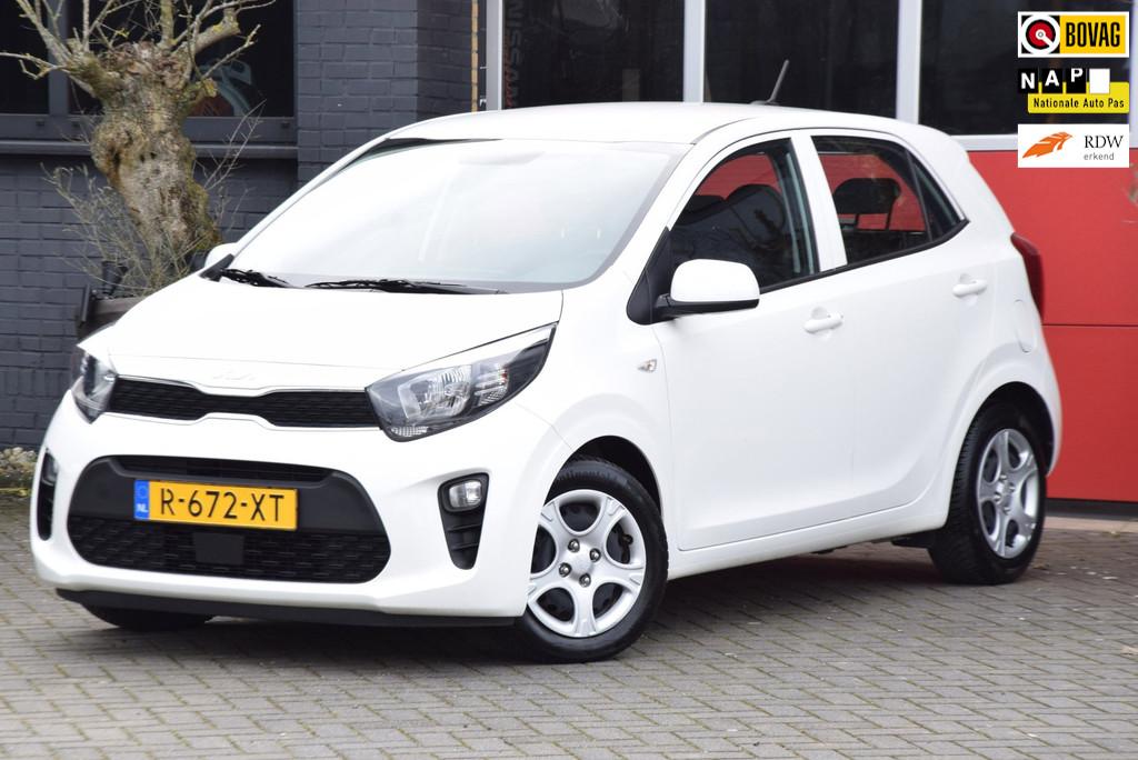 Kia Picanto 1.0 DPi ComfortLine 5p 2022 Airco 5 Deurs 15x op, Auto's, Voorwielaandrijving, Stof, 4 stoelen, Wit