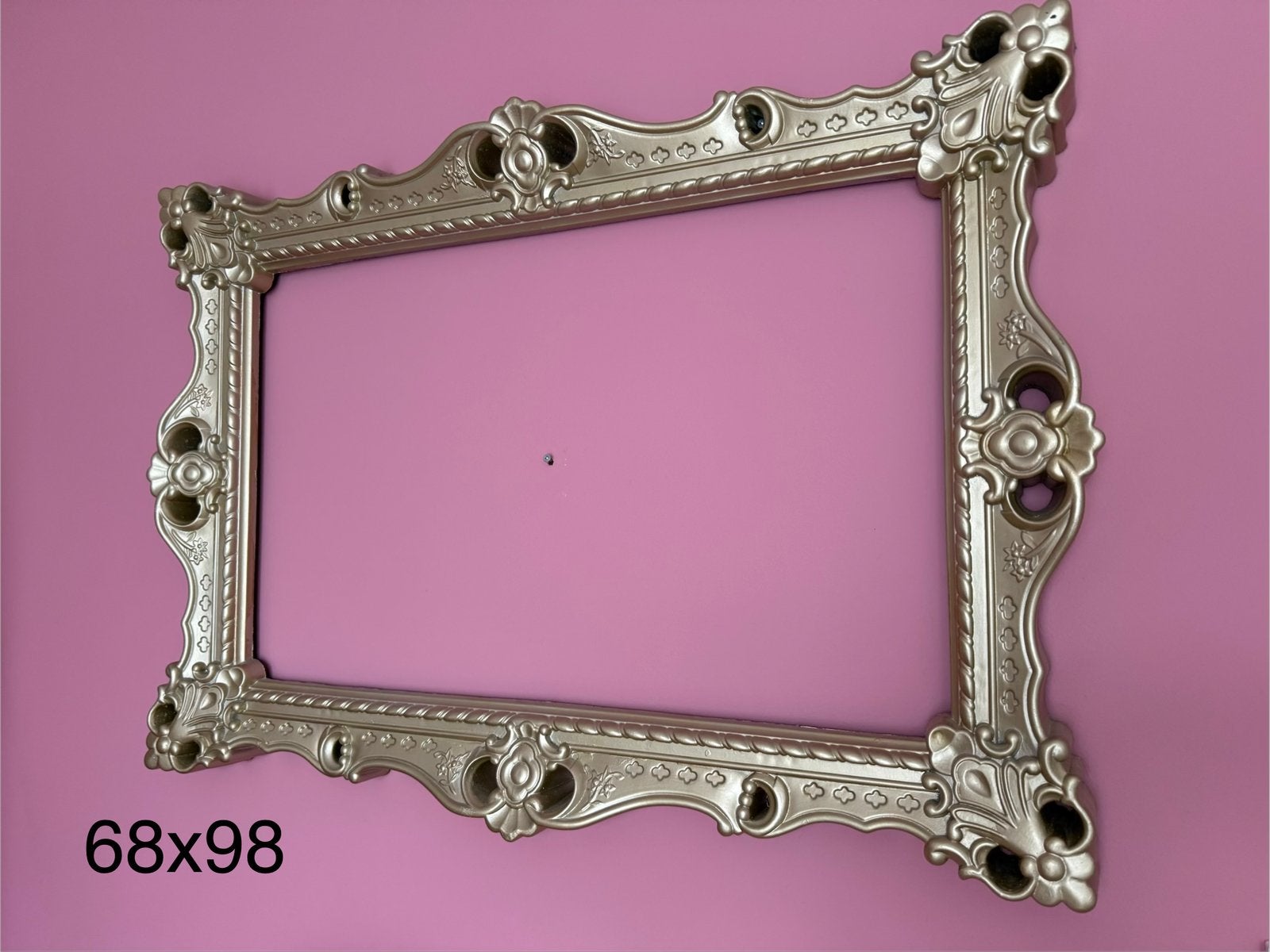Gouden kunstof lijst barok, Ophalen, Gebruikt, Goud, Kunststof