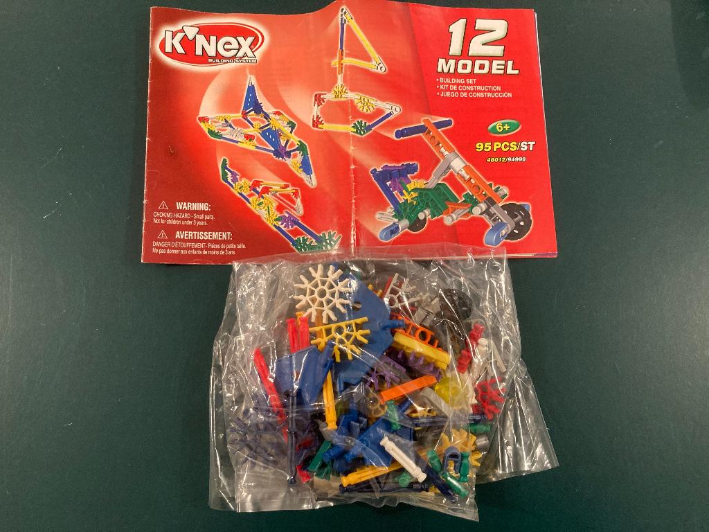 Knex k'nex bouwstenen set 12 model, 95 pieces bouwset!, Kinderen en Baby's, Ophalen of Verzenden, Zo goed als nieuw, K'nex