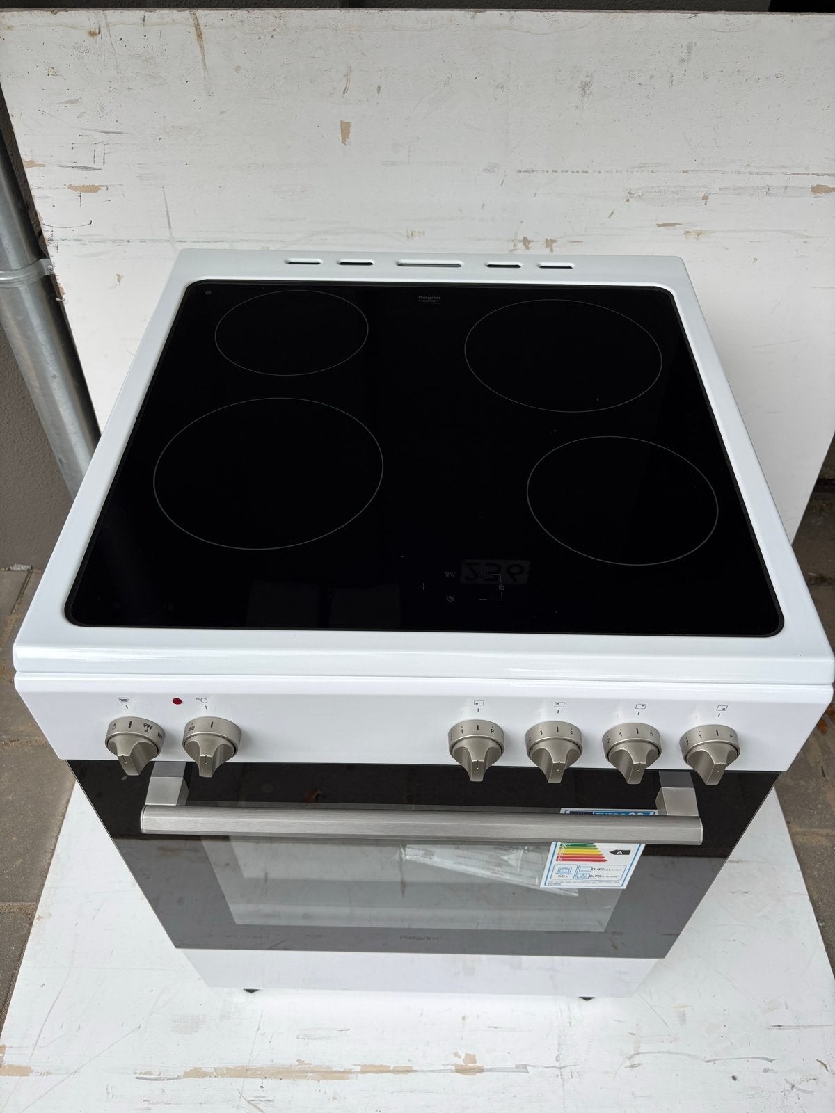 Pelgrim Fornuis met Inductie Kookplaat en Oven, Witgoed en Apparatuur, 60 cm of meer, Keramisch, Zo goed als nieuw, Energieklasse A of zuiniger