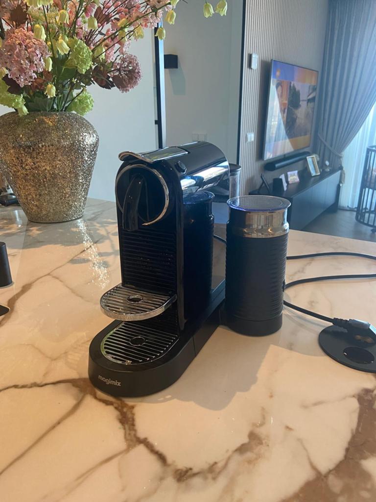 Nespresso Magimix Inissia met Aeroccino 3 melkopschuimer, Witgoed en Apparatuur, Koffiezetapparaten, Koffiemachine, Ophalen of Verzenden