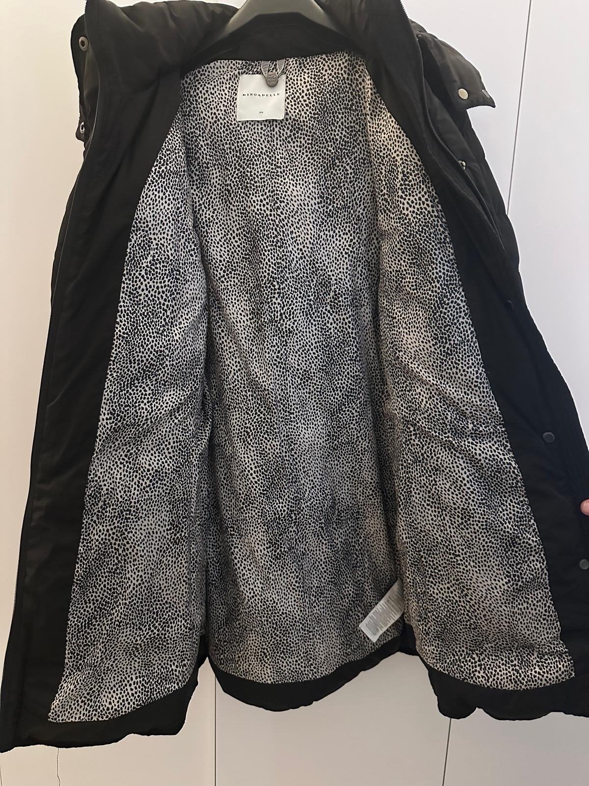 Rino & Pelle winterjas maat 38 met luipaardprint voering, Kleding | Dames, Ophalen of Verzenden, Zo goed als nieuw, Maat 38/40 (M)