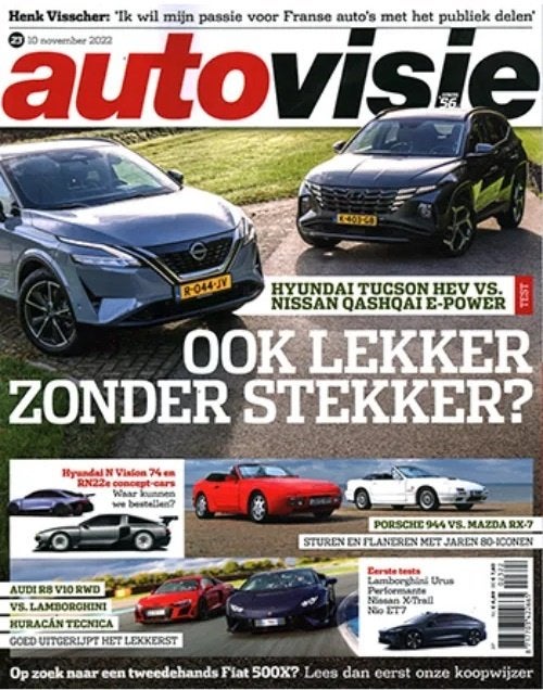 Autovisie 23 2022 : Mazda RX7 - Porsche 944 Cabrio - Audi R8, Boeken, Auto's | Folders en Tijdschriften, Ophalen of Verzenden