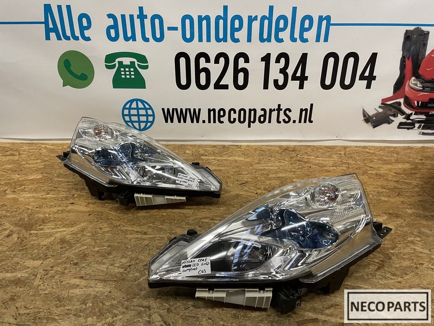 NISSAN LEAF VOL LED KOPLAMPEN ORIGINEEL 2013-2017 COMPLEET, -, -, -