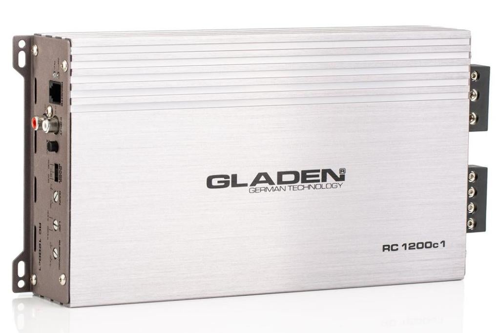 GLADEN RC 1200c1 Monoblock versterker (1120W-RMS @1 Ohm).., Auto diversen, Autospeakers, ., Ophalen of Verzenden, Zo goed als nieuw