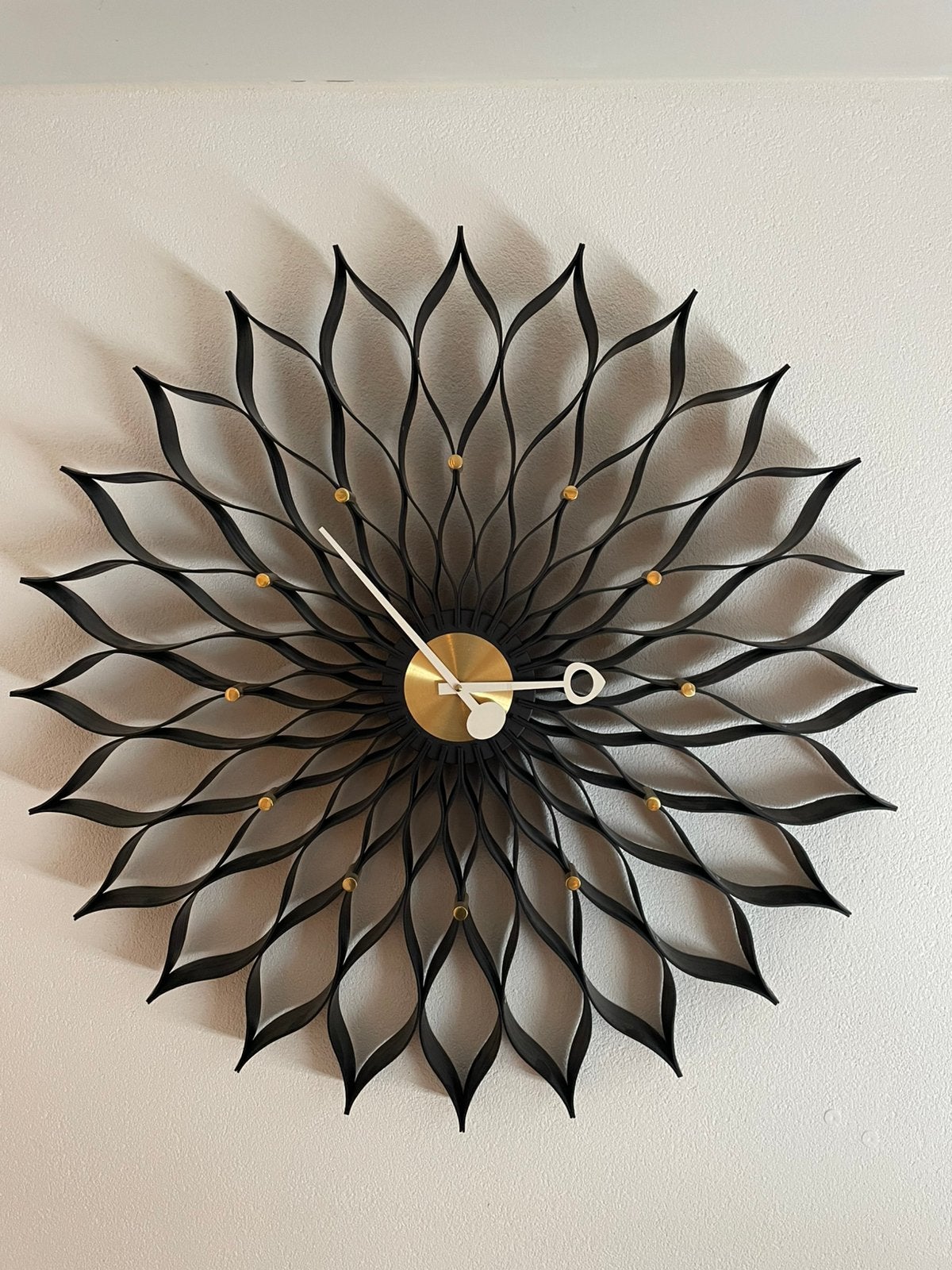 Vitra Sunflower Clock – George Nelson – Als Nieuw!, Ophalen