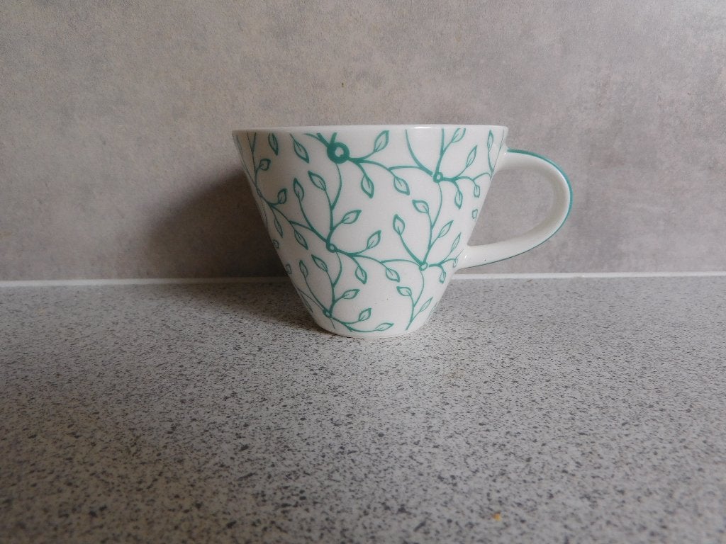 Kop Caffe Club Floral Turquoise Villeroy & Boch, Villeroy & Boch, Ophalen of Verzenden, Zo goed als nieuw, Overige stijlen