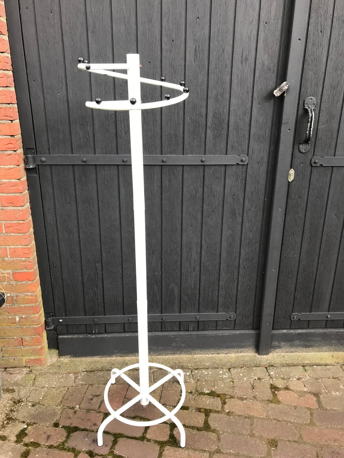 Vintage vloerkapstok, Ophalen, Zo goed als nieuw, Metaal, Staande kapstok