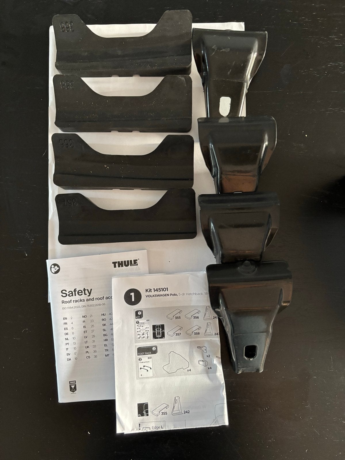 Thule Kit 145101 voor VW Polo (2018 en jonger), Ophalen of Verzenden, Zo goed als nieuw
