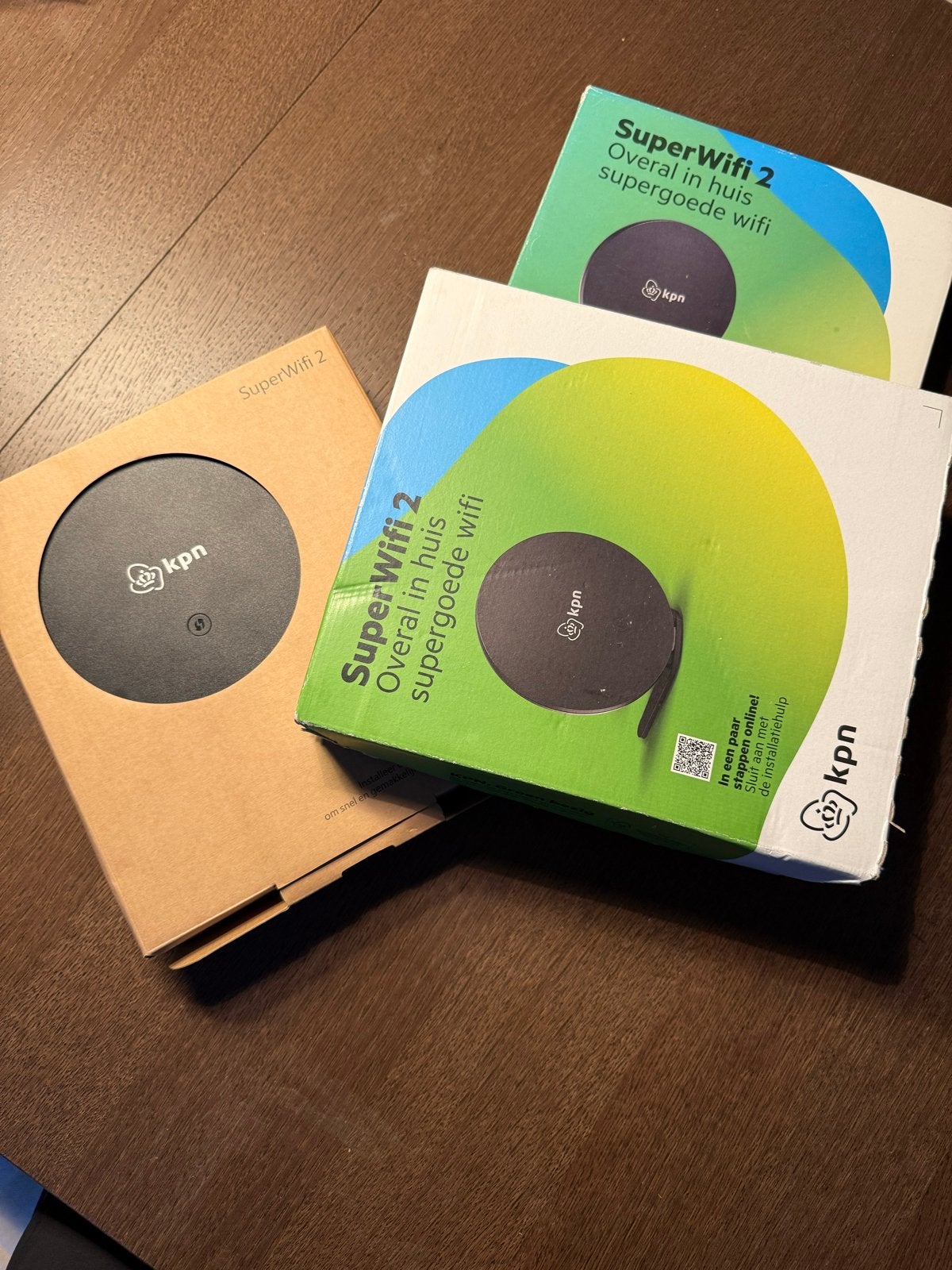 KPN SuperWifi 2 - Set van 3 voor optimaal bereik, Computers en Software, Ophalen, Zo goed als nieuw