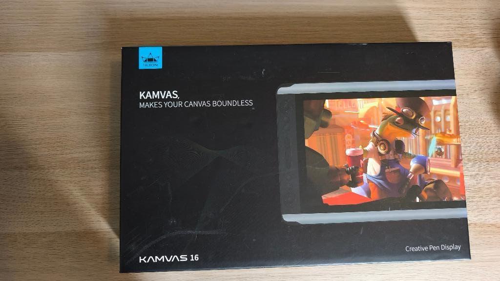 Huion Kamvas 16 (tekentablet), Computers en Software, Tekentablets, Ophalen of Verzenden, Zo goed als nieuw, Bedraad, Huion