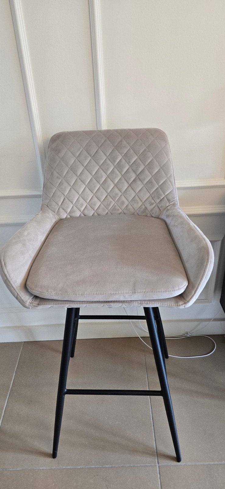Barstoel Linsey van Richmond, Huis en Inrichting, Ophalen, 5 krukken of meer, 60 tot 90 cm, Met voetsteun
