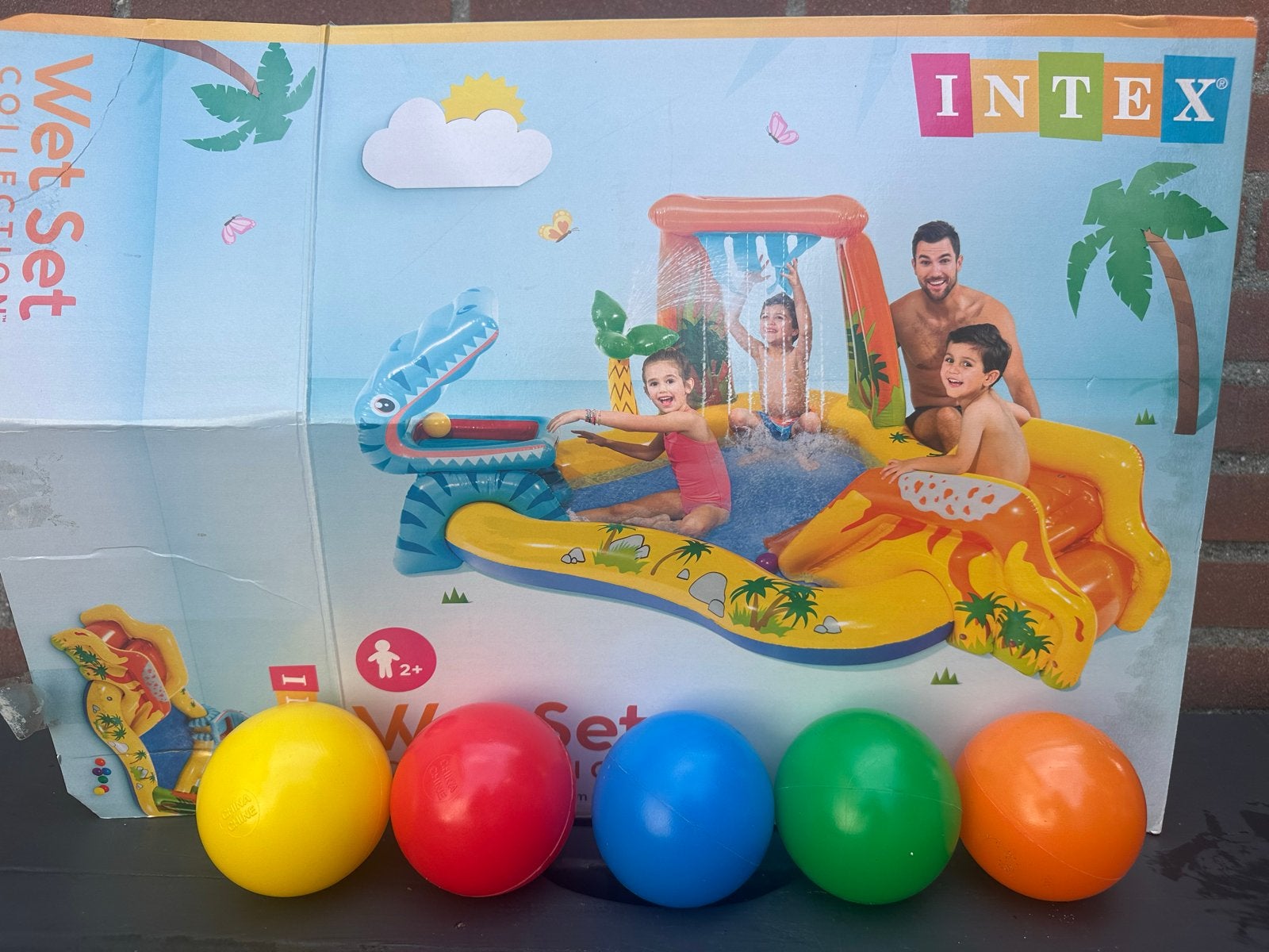 Intex Opblaasbaar Kinder Zwembad Wet Set Collection, Ophalen, Gebruikt, Minder dan 80 cm, Opblaaszwembad