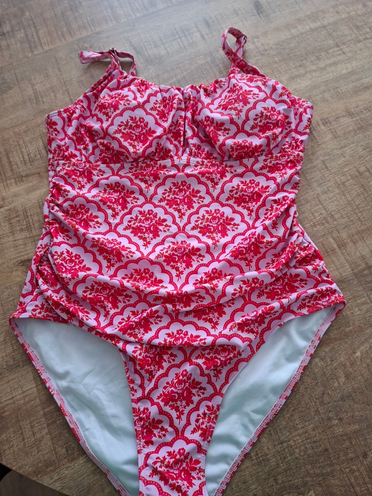 Leuk ongedragen badpak maat XL, Ophalen of Verzenden, Nieuw, Roze, Badpak