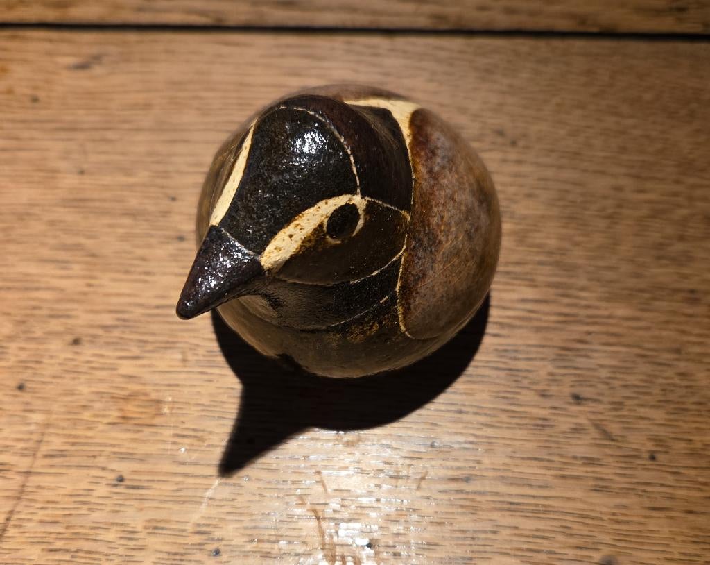 Beeldje vogel Irene Maas keramiek