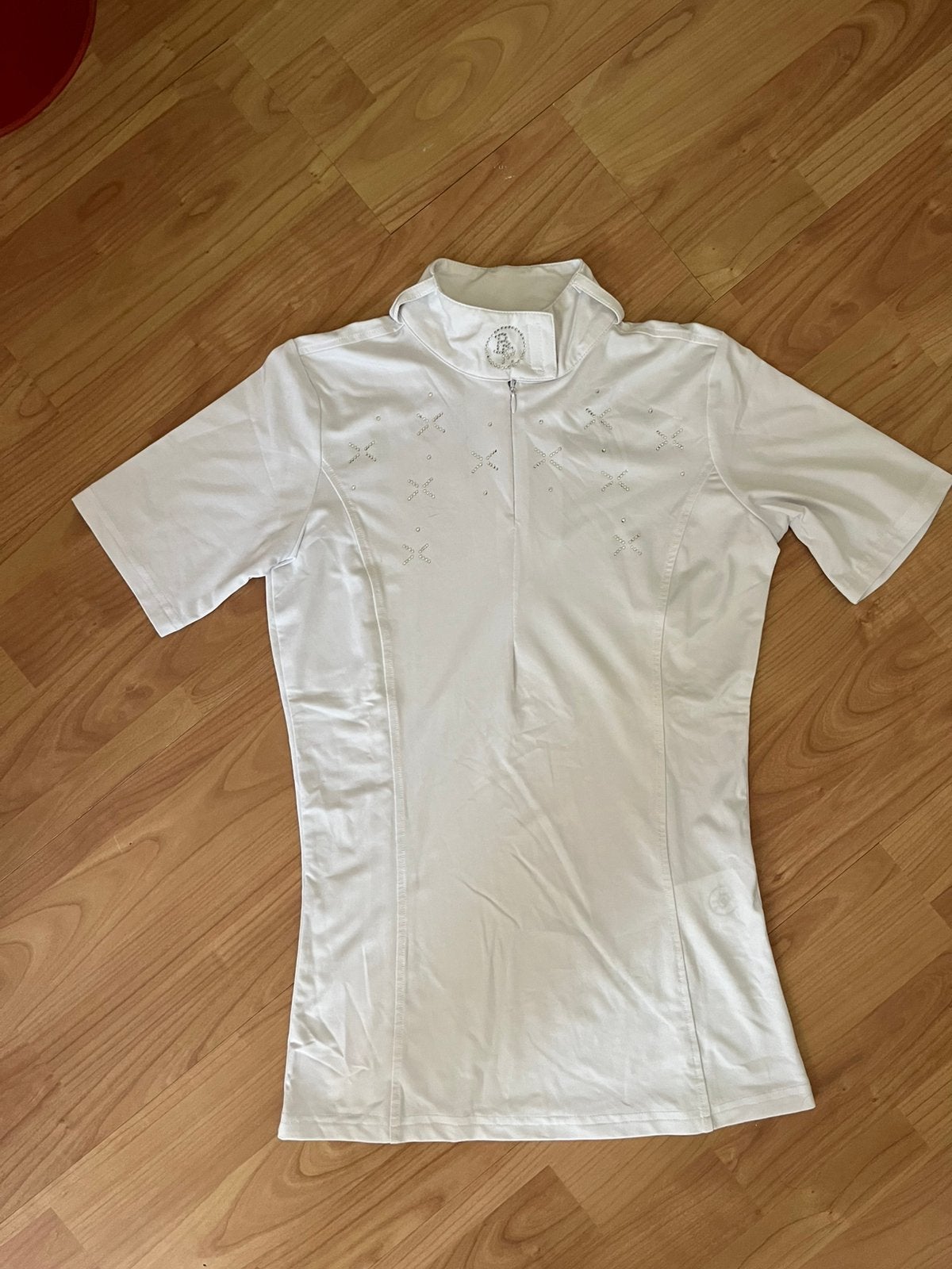 Wedstrijd shirt met een beetje bling BR maat xs, Ophalen of Verzenden, Zo goed als nieuw, Dressuur, Bovenkleding