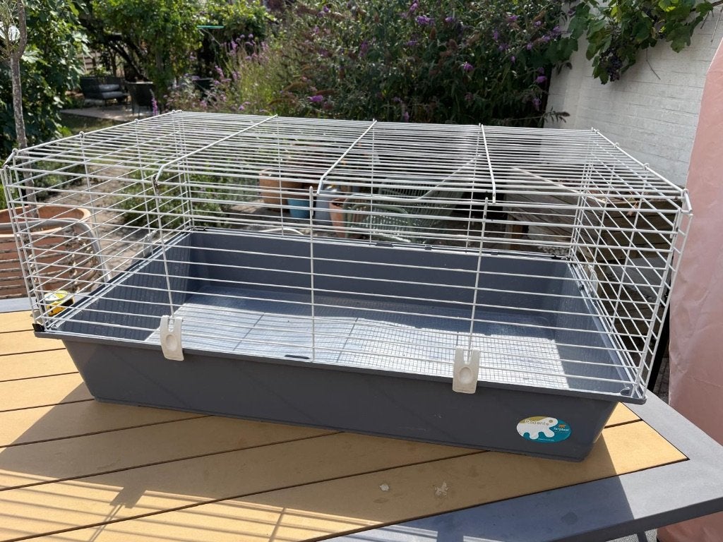 Binnenhok konijn, Gebruikt, Konijn, Hok, 75 tot 110 cm