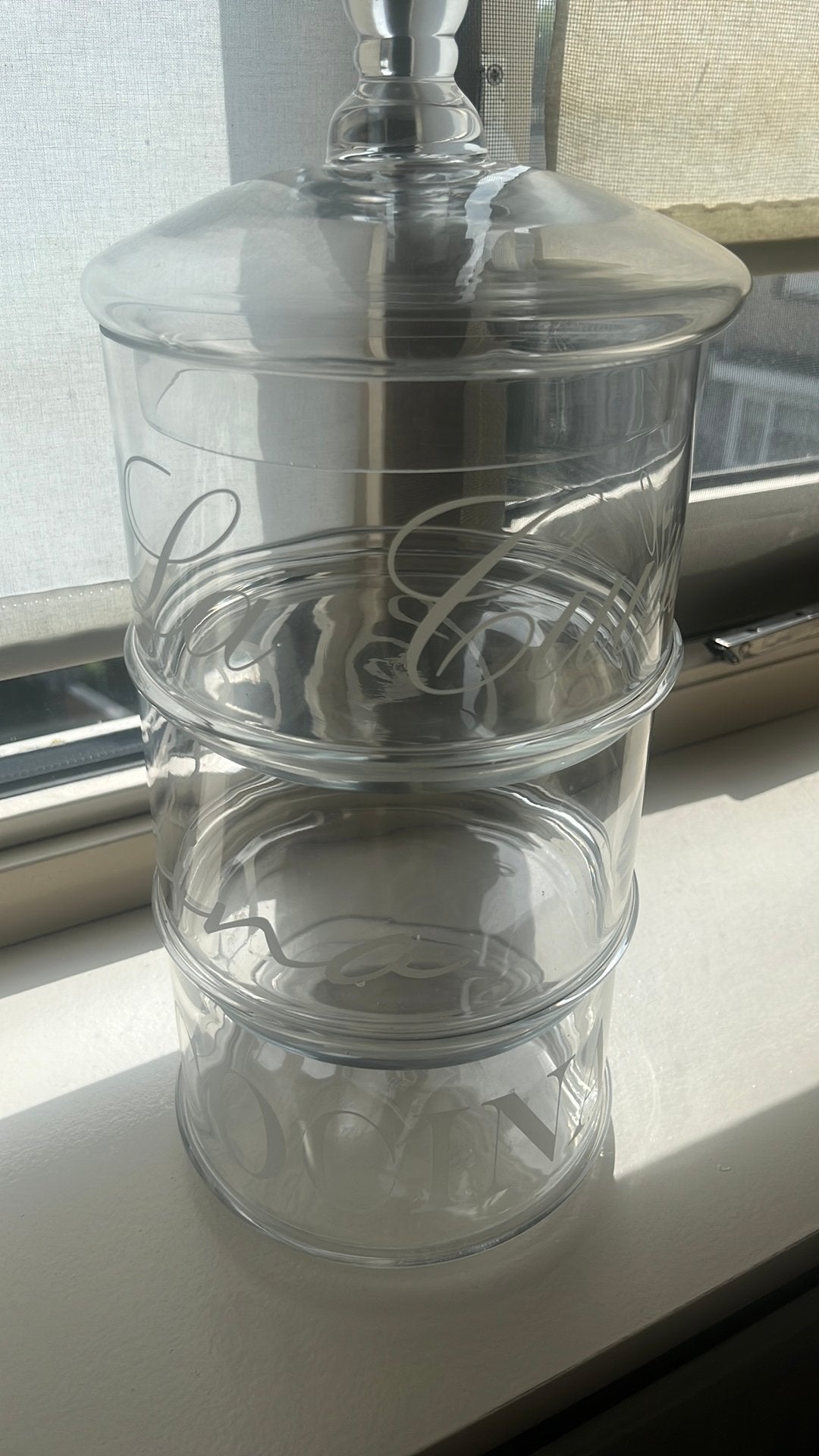 Etagere groot Rivièra Maison, Ophalen of Verzenden, Zo goed als nieuw, Etagère, Glas