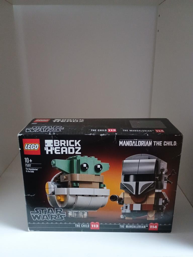 Lego BrickHeadz The Mandalorian & The Child (75317), Ophalen of Verzenden, Zo goed als nieuw