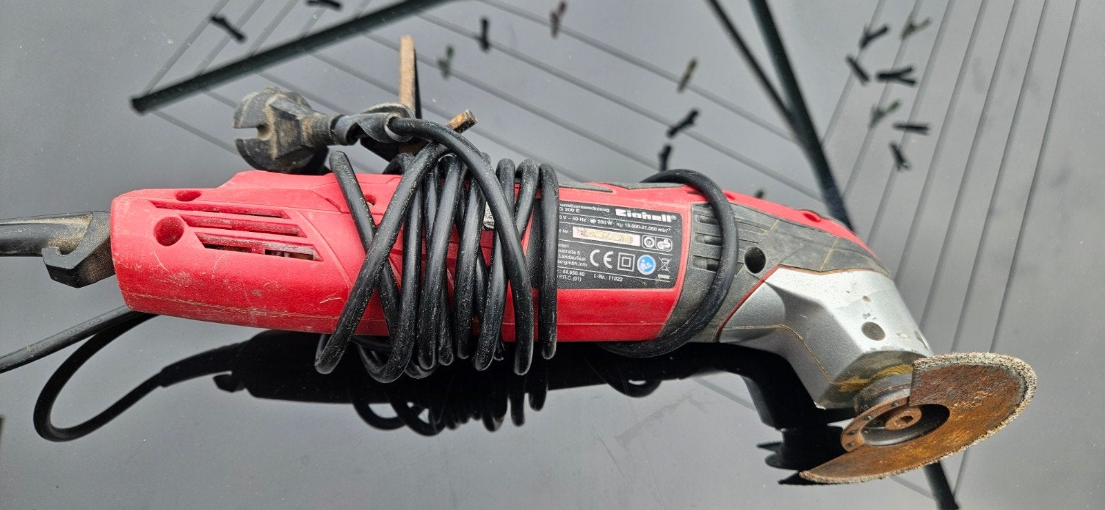 Einhell haakse slijpmachine - Gebruikt, Ophalen of Verzenden, Gebruikt, Minder dan 700 watt, Werkbankslijpmachine