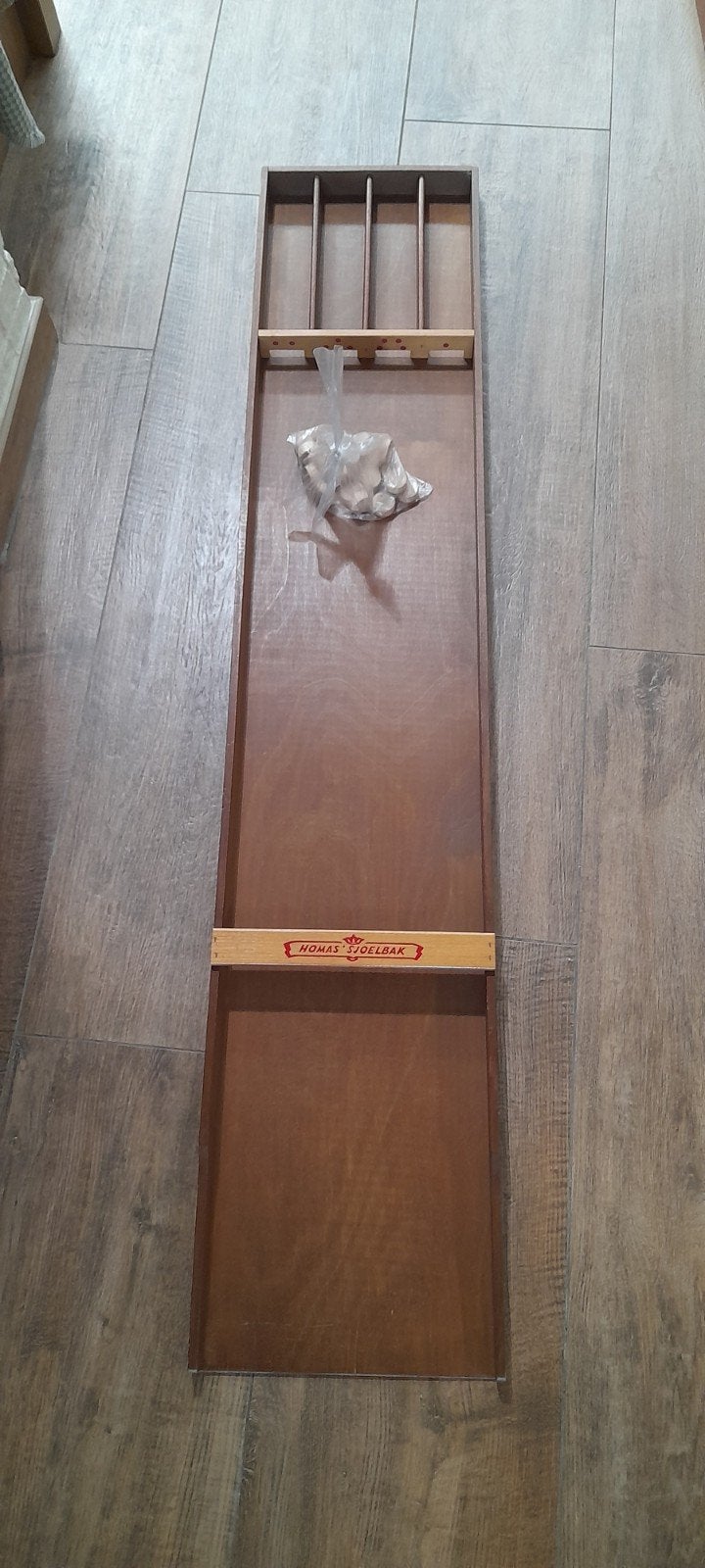 kleine sjoelbak, Hobby en Vrije tijd, Gezelschapsspellen | Bordspellen, Ophalen, Zo goed als nieuw
