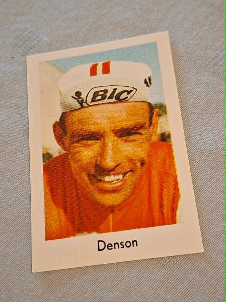 Prentje/Chromo : Vic Denson / BIC, Verzenden, Zo goed als nieuw, Overige sporten, Poster, Plaatje of Sticker