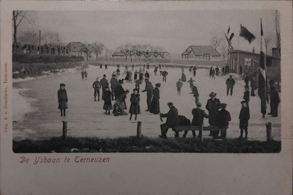 De Ysbaan te Terneuzen (Zeeland), Ophalen of Verzenden, Voor 1920, Ongelopen, Zeeland