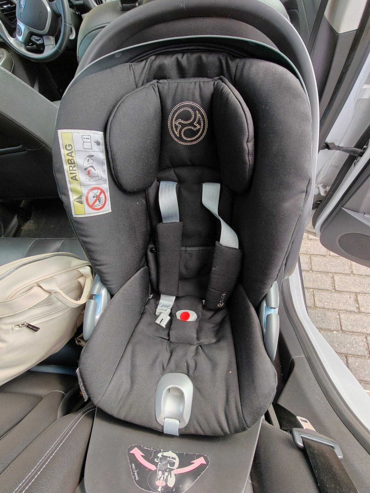 Cybex autostoel, alleen stoel zonder adapter, Overige merken, 0 t/m 13 kg, Gebruikt, Autogordel