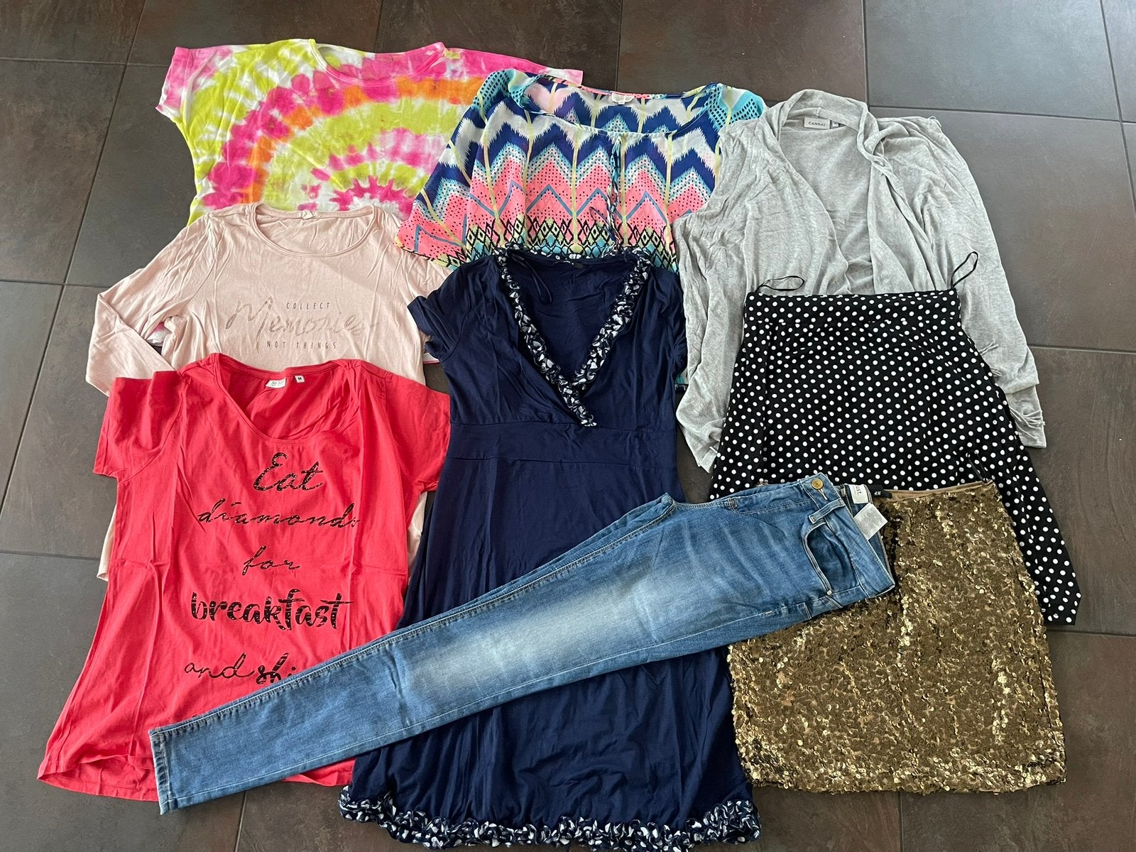 Pakket dames kleding maat M, Ophalen of Verzenden, Zo goed als nieuw, Maat 38/40 (M)