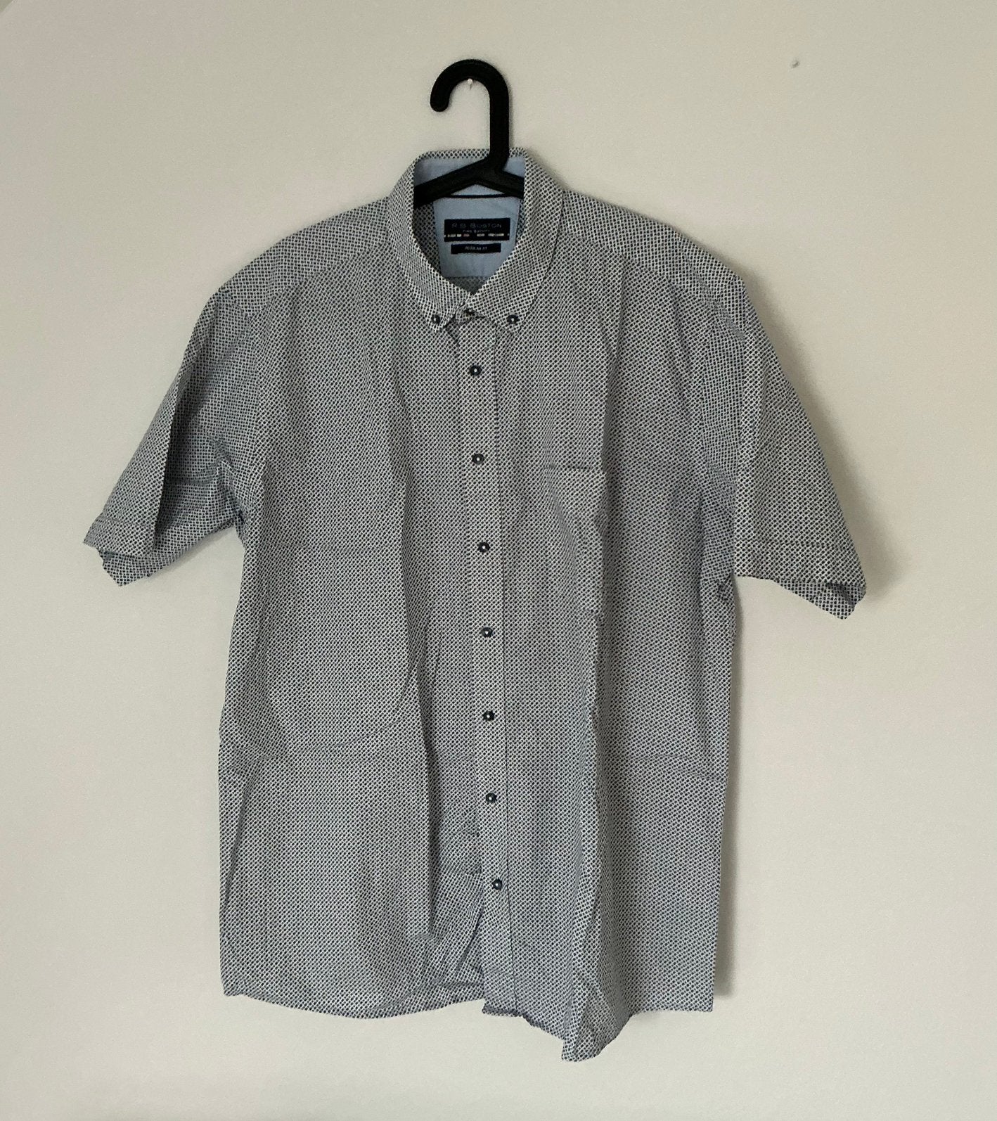 RB boston overhemd xxl. Korte mouwen, Kleding | Heren, Overhemden, Verzenden, Zo goed als nieuw, Meerkleurig, Overige halswijdtes