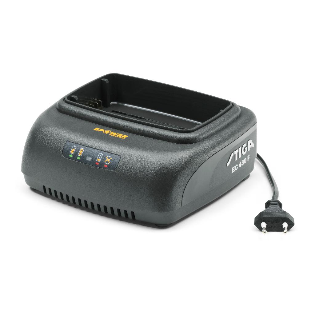 Stiga EC 430 F accu-snellader, Ophalen of Verzenden, Nieuw, Overige soorten