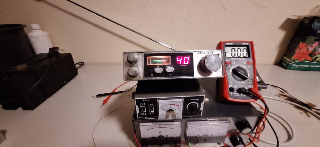 President AX30 40 kanalen cb radio, Ophalen of Verzenden, Gebruikt, Zender en Ontvanger
