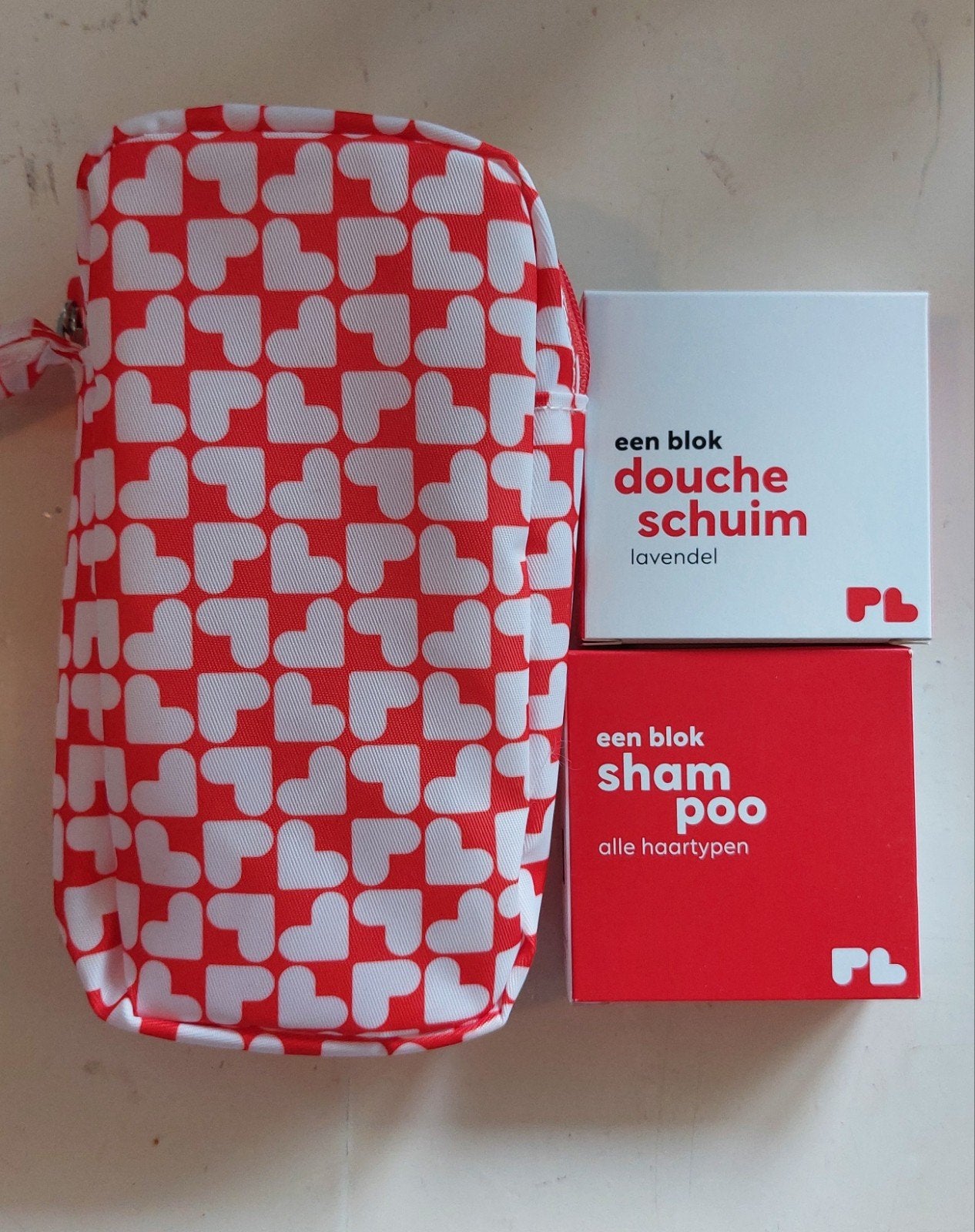 Hema reis etui zeep/shampoo Lavendel, Verzenden, Nieuw, Bad & Douche