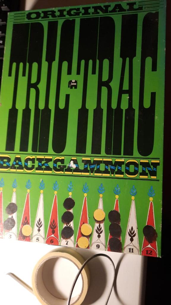 Tric Trac, Een of twee spelers, Ophalen of Verzenden, Zo goed als nieuw, Jumbo