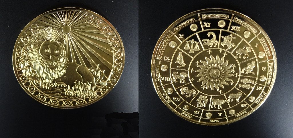 Penning / Munt met het sterrenbeeld Leeuw, Ophalen of Verzenden, Overige materialen, Nederland