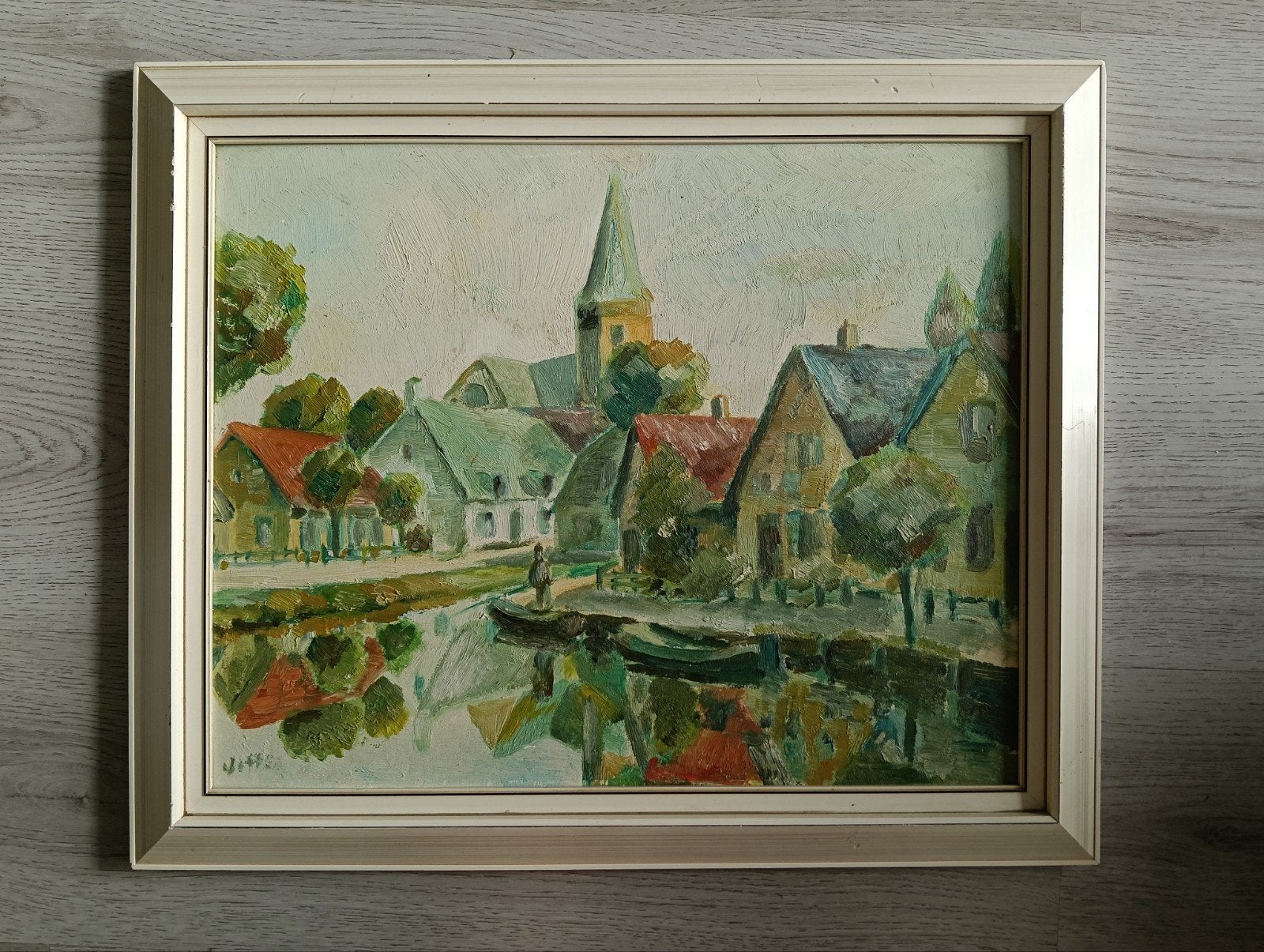 Henk Visser (1938) - Abcoude - Amsterdamse  Straatweg 1966, Ophalen of Verzenden